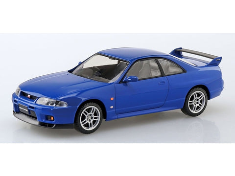 Aoshima Nissan Skyline GT‑R R33 1/32 Snap rinkinys, Championship Blue