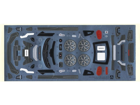 Aoshima Snap Kit Nissan GT‑R R35 1/32, Ultimate Metal Silver 05641