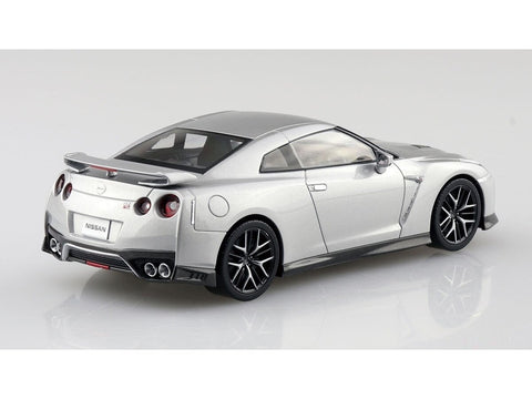 Aoshima Snap Kit Nissan GT‑R R35 1/32, Ultimate Metal Silver 05641