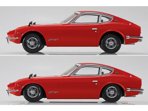 Aoshima Nissan Fairlady Z S30, raudonas, 1/32 Snap Kit (06256)