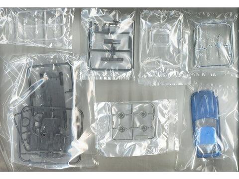 Aoshima Snap Kit Nissan Fairlady Z S30 1/32, metalinė mėlyna, ratlankiai