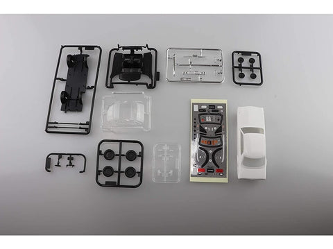 Aoshima Snap Kit Nissan Skyline 2000 GT‑R 1/32 – balta, surenkamas modelis