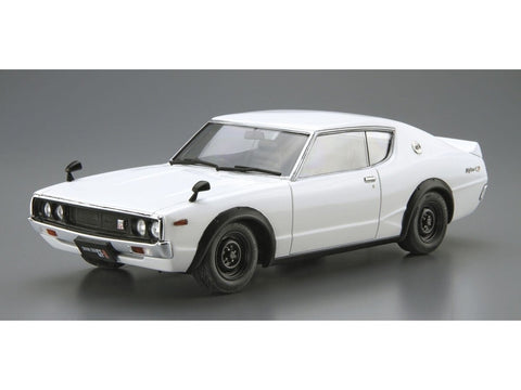 Aoshima Nissan Skyline HT KPGC110 2000GT-R '73 1/24 plastikinis rinkinys