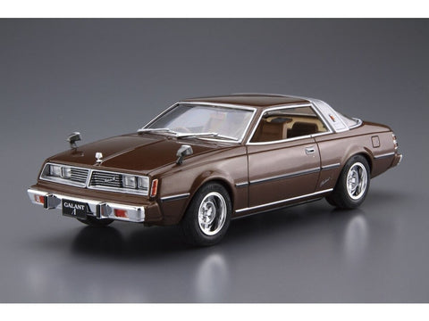 Aoshima Mitsubishi A133A Galant Lambda 1978 1/24 plastikinis surenkamas modelis