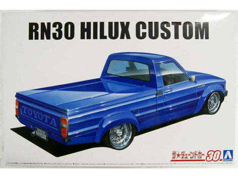 Aoshima Toyota Hilux RN30 Custom 1978 1/24 plastikinis rinkinys