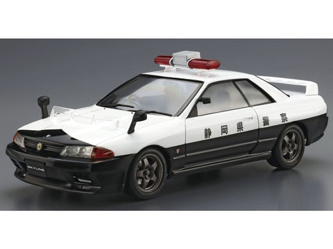 Aoshima Nissan Skyline GT-R BNR32 patrulinis automobilis ’91 1/24 rinkinys