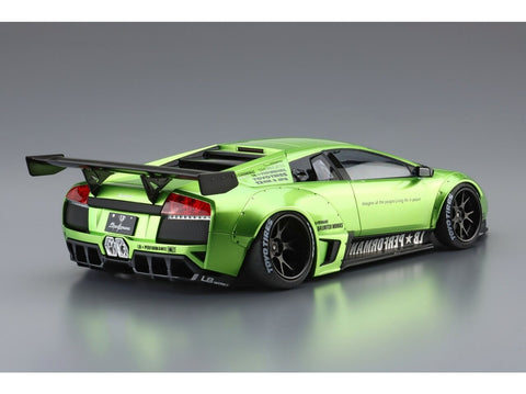 Aoshima Lamborghini Murciélago Liberty Walk Ver.2 1/24 plastikinis rinkinys