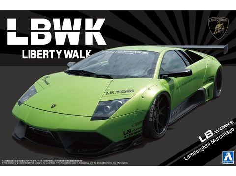 Aoshima Lamborghini Murciélago Liberty Walk Ver.2 1/24 plastikinis rinkinys