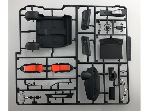 Aoshima Lamborghini Aventador 1/24 oranžinis surenkamas modelis