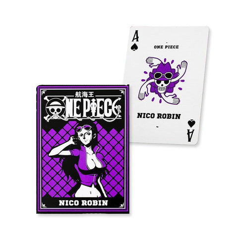 One Piece Nico Robin pokerio kortos – anime kolekcininkams