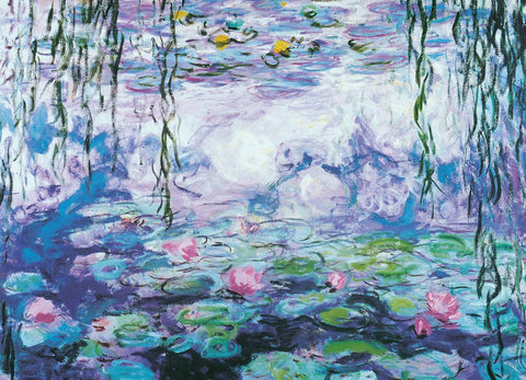 Claude Monet „Vandens lelijos“ 1000 detalių dėlionė 50x70 cm
