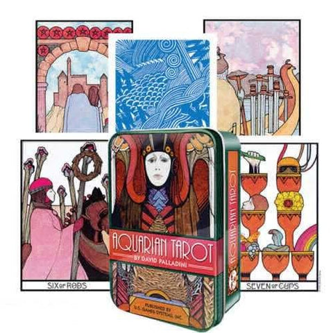 Aquarian Tarot kortos skardinėje dėžutėjeHOBI.LT 🇱🇹