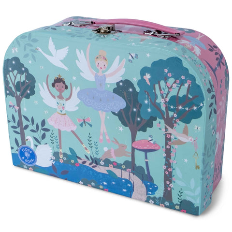 Floss & Rock Užburtoji arbatos servizas vaikams, 9 dalių, lagaminėlyje