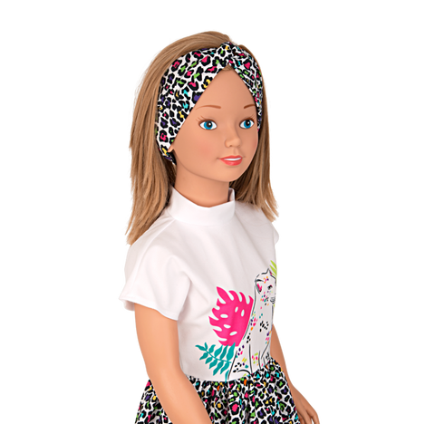 Didelė Arias lėlė Carole 105 cm su šukuojamais plaukais – mergaitė 3+