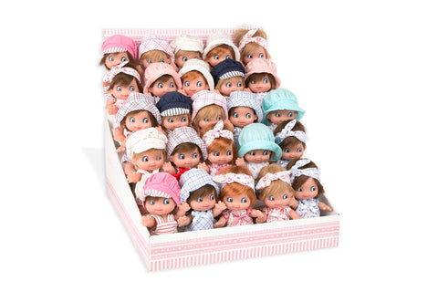 Arias lėlytė neklaužada 15 cm – minkšta vinilinė, lanksti, su plaukais, maudoma