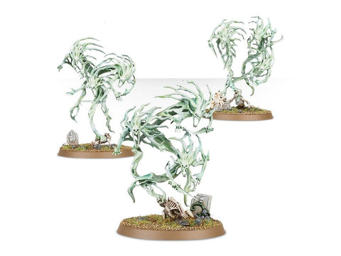 Nighthaunt Spirit Hosts – Warhammer AoS rinkinys (3 miniatiūros, 50 mm bazės)