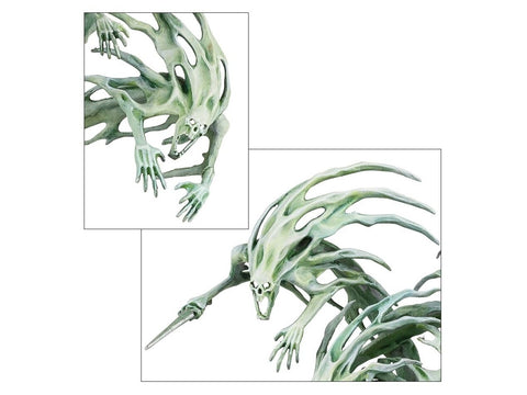 Nighthaunt Spirit Hosts – Warhammer AoS rinkinys (3 miniatiūros, 50 mm bazės)
