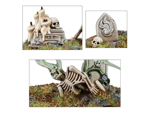 Nighthaunt Spirit Hosts – Warhammer AoS rinkinys (3 miniatiūros, 50 mm bazės)