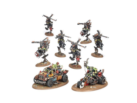 Warhammer 40k Orkų greito puolimo rinkinys: Deffkoptos ir Buggy