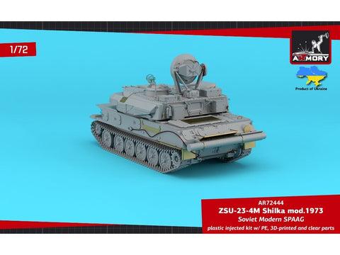 Armory ZSU-23-4 Shilka 1/72 plastikinis 3in1 zenitinio pabūklo rinkinys
