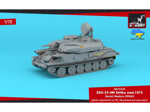 Armory ZSU-23-4 Shilka 1/72 plastikinis 3in1 zenitinio pabūklo rinkinys