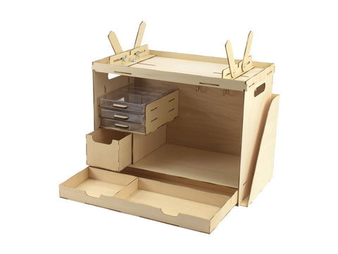 Artesania Latina nešiojama modeliavimo darbo stotis su korpuso atrama, 27648-N