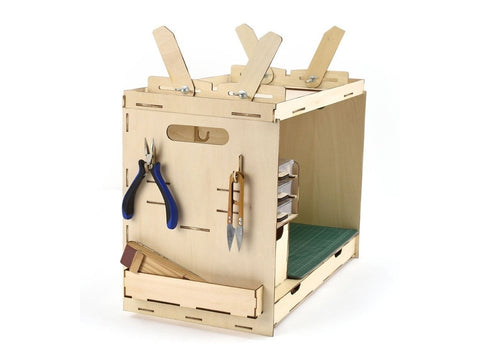 Artesania Latina nešiojama modeliavimo darbo stotis su korpuso atrama, 27648-N