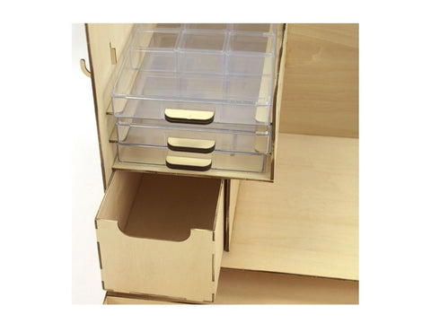 Artesania Latina nešiojama modeliavimo darbo stotis su korpuso atrama, 27648-N