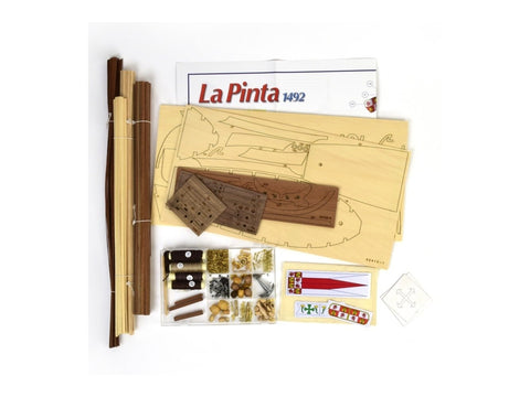 La Pinta karavelė 1:65 – medinis surenkamas laivo modelio rinkinys