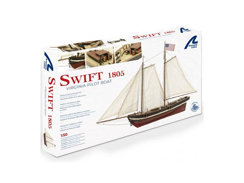 Artesania Latina Swift 1:50 medinis locmano laivo modelio rinkinys