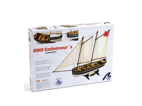 Artesania Latina HMS Endeavour kapitono valtis 1:50 – modelio rinkinys 19005