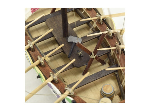 Artesania Latina Vikingų drakaras 1:75 – medinis laivo rinkinys