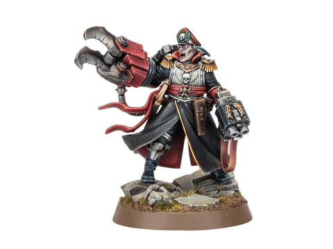 Warhammer 40,000 Astra Militarum komisaras Yarrick herojus miniatiūra