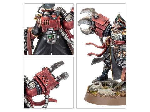Warhammer 40,000 Astra Militarum komisaras Yarrick herojus miniatiūra