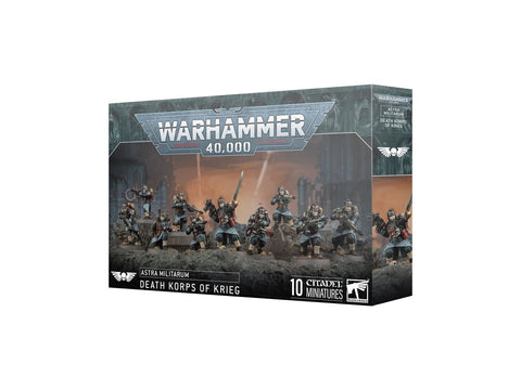 Warhammer 40k Death Korps of Krieg pėstininkų rinkinys (10 figūrėlių)