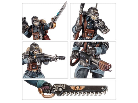 Warhammer 40k Death Korps of Krieg pėstininkų rinkinys (10 figūrėlių)