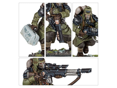 Warhammer 40k Death Korps of Krieg pėstininkų rinkinys (10 figūrėlių)