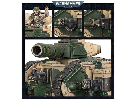 Leman Russ mūšio tankas – Warhammer 40,000 Astra Militarum plastikinis rinkinys