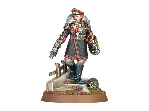 Warhammer 40,000 Astra Militarum Commissar Graves miniatiūrų rinkinys