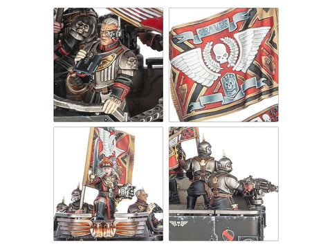 Warhammer 40,000 Astra Militarum Commissar Graves miniatiūrų rinkinys