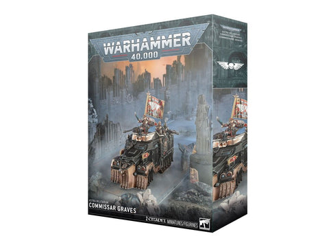 Warhammer 40,000 Astra Militarum Commissar Graves miniatiūrų rinkinys