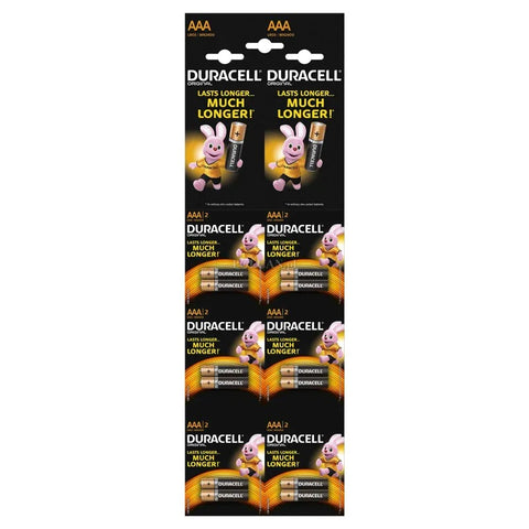 Duracell AAA šarminės baterijos 12 vnt. 1,5 V Duralock