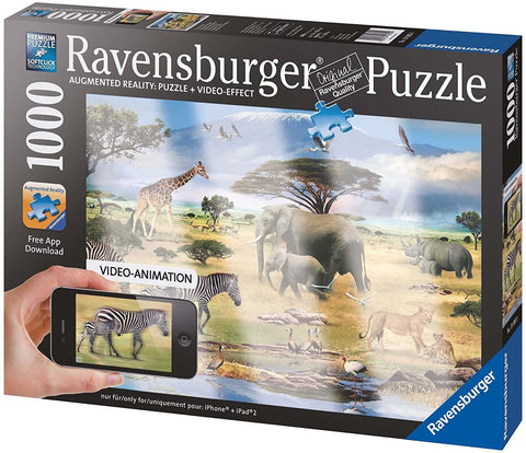 Augmented Reality Animals Of Africa Puzzle - 1000 Piece - RAVENSBURGER dėlionėHOBI.LT 🇱🇹