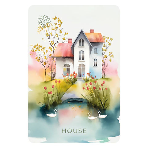 „Summer Serenade“ Lenormand kortos – ryški vasaros kaladė su vadovu (36+2)