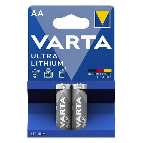 Varta Ultra Lithium AA ličio baterijos 1,5V, 2 vnt.