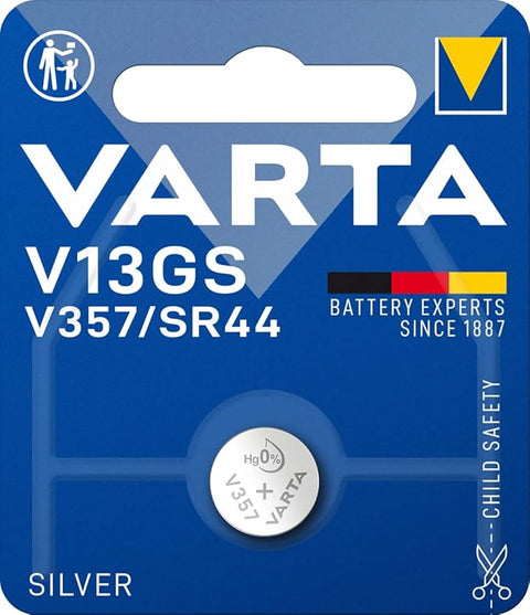 Varta SR44 V13GS sidabro oksido baterija 1,55 V (V357, LR44)