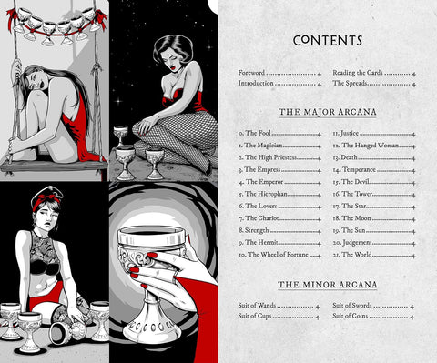 Bad Witch Tarot – 78 taro kortų kaladė su 128 psl. knygele
