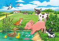 Baby Animals on The Farm 2 x 12 Puzzles - RAVENSBURGER dėlionėHOBI.LT 🇱🇹