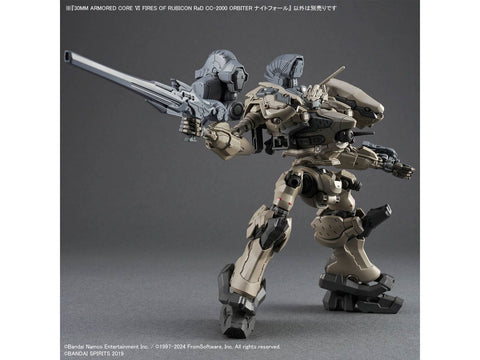 Bandai Armored Core VI RaD CC-2000 Orbiter Nightfall Raven modelis