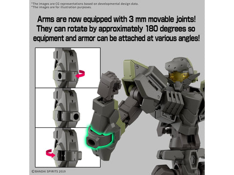 Bandai 30MM plastikinis surenkamas mecha modelis 1/144
